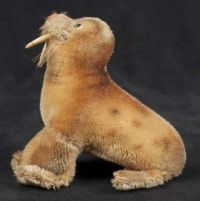 Steiff Paddy Walrus Mohair Plush German Stuffed Animal